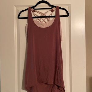 Lululemon tank and bra attached